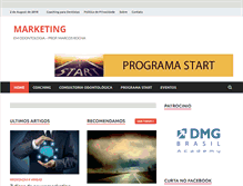 Tablet Screenshot of marketingemodontologia.com.br